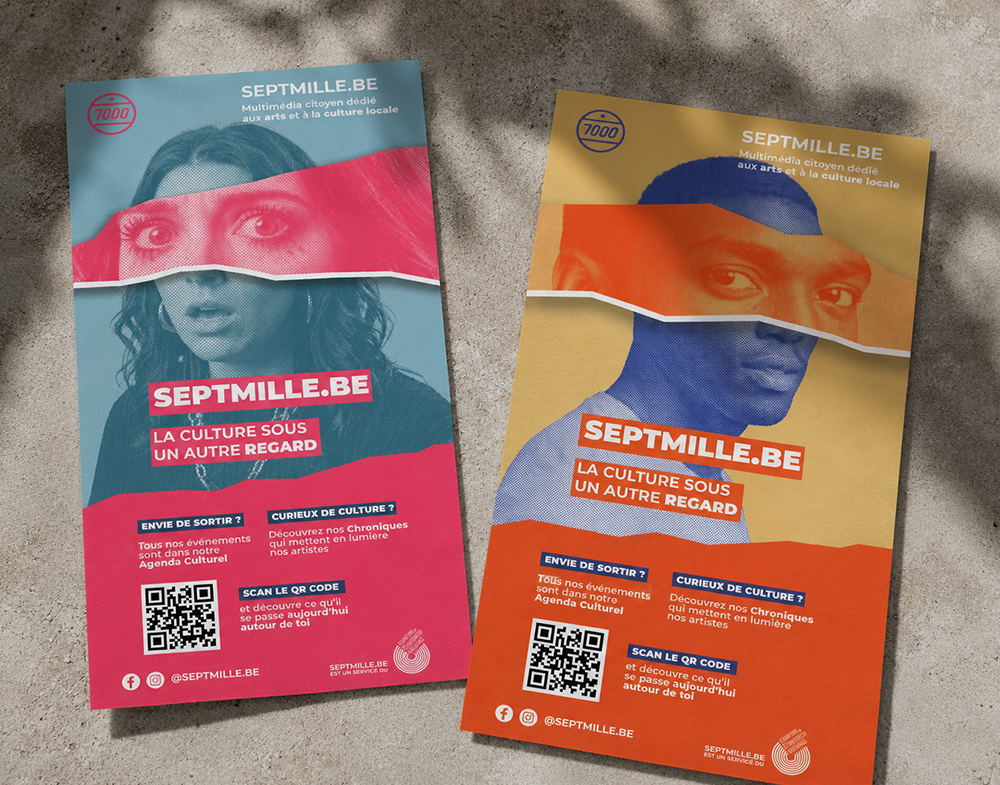 Projet de flyer pour un multimedia